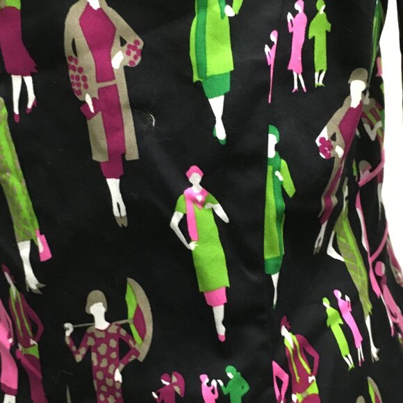 Vintage New Rusell Kemp retro 20s cotton blazer black pink purple stretch 10 - Picture 4 of 7